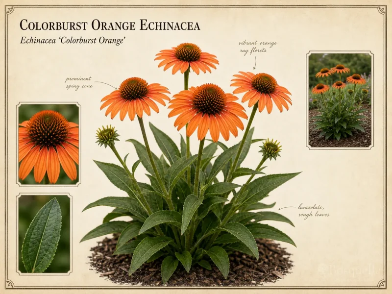 Colorburst Orange Echinacea (Echinacea ‘Colorburst Orange’)