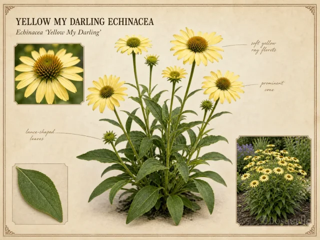 Yellow My Darling Echinacea (Echinacea ‘Yellow My Darling’)