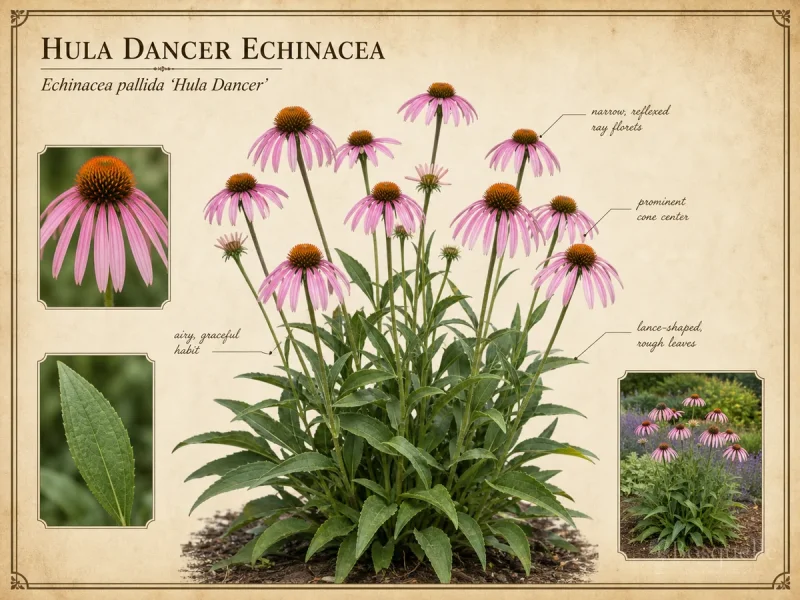 Hula Dancer Echinacea (Echinacea pallida ‘Hula Dancer’)