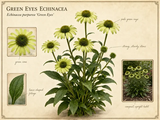 Green Eyes Echinacea