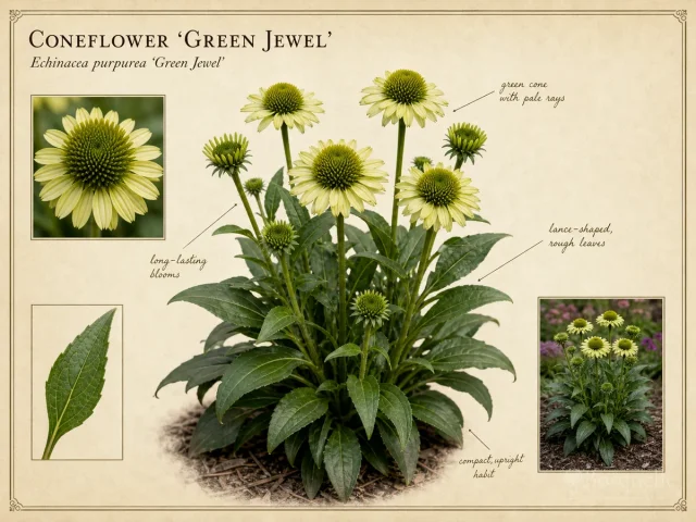 Coneflower 'Green Jewel'