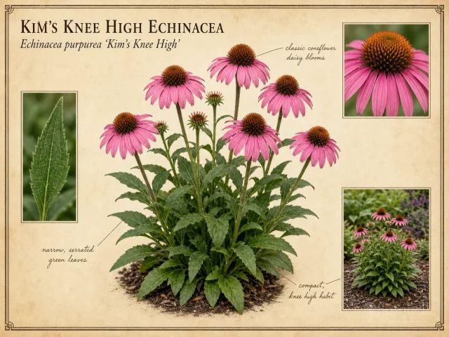 Kim’s Knee High Echinacea (Echinacea purpurea ‘Kim’s Knee High’)