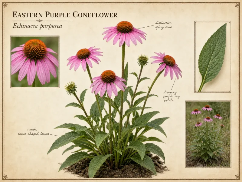 Eastern Purple Coneflower (Echinacea purpurea)