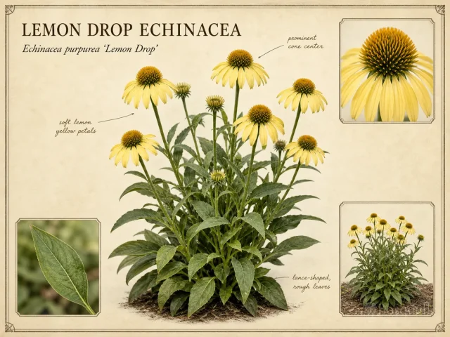 Lemon Drop Echinacea (Echinacea purpurea Lemon Drop)