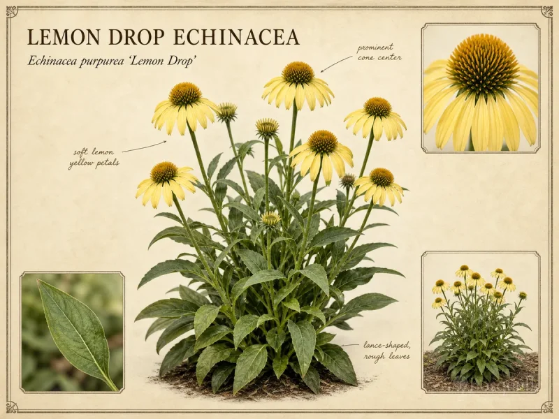 Lemon Drop Echinacea (Echinacea purpurea Lemon Drop)