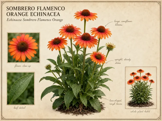 Sombrero Flamenco Orange Echinacea