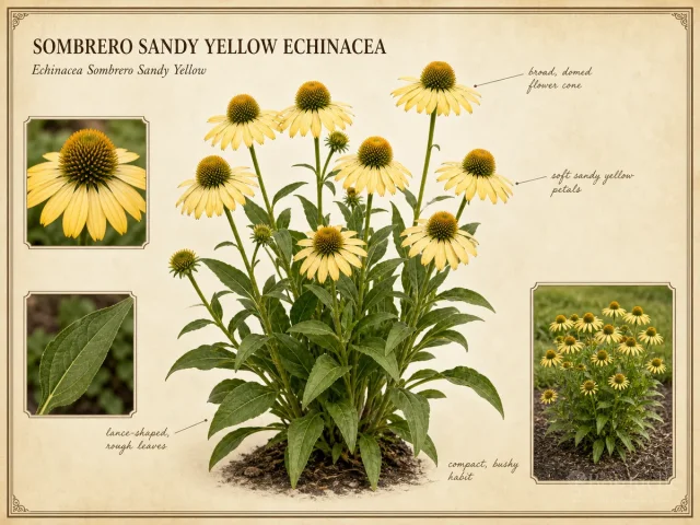 Sombrero Sandy Yellow Echinacea (Echinacea Sombrero Sandy Yellow)