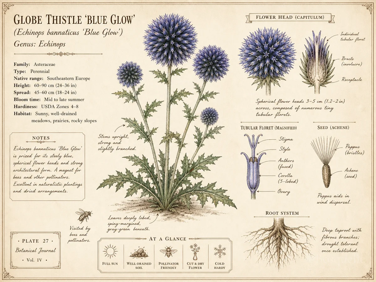 Globe Thistle 'Blue Glow'