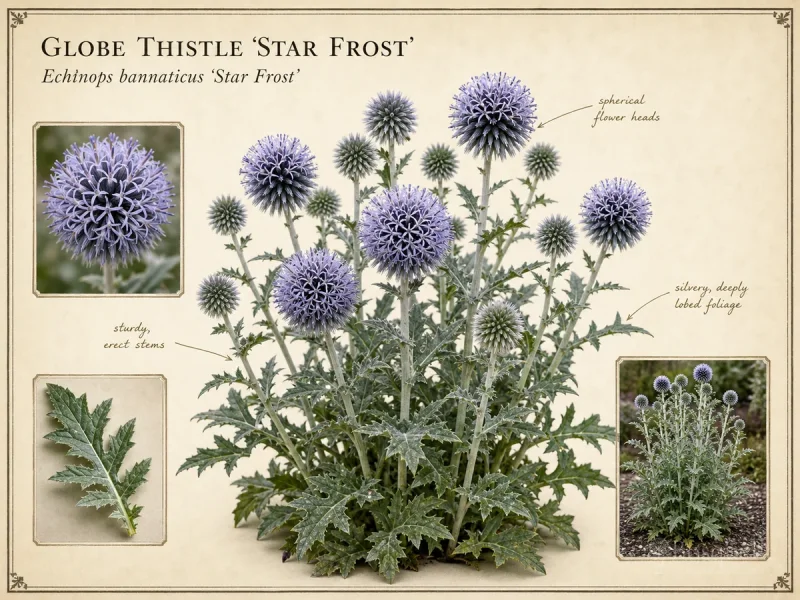 Globe Thistle 'Star Frost'
