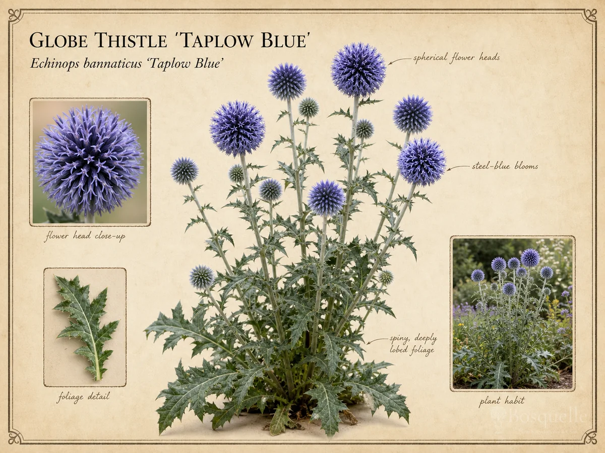 Globe Thistle 'Taplow Blue'