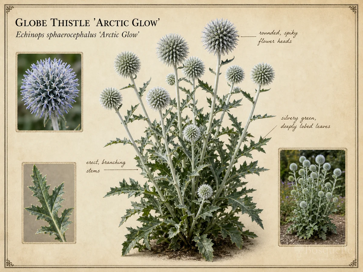 Globe Thistle 'Arctic Glow'