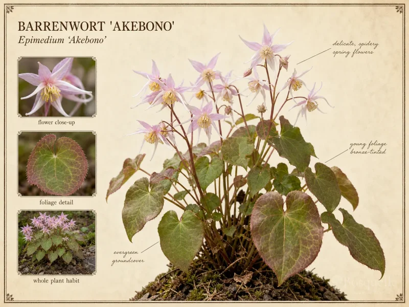 Barrenwort ‘Akebono’ (Epimedium ‘Akebono’)