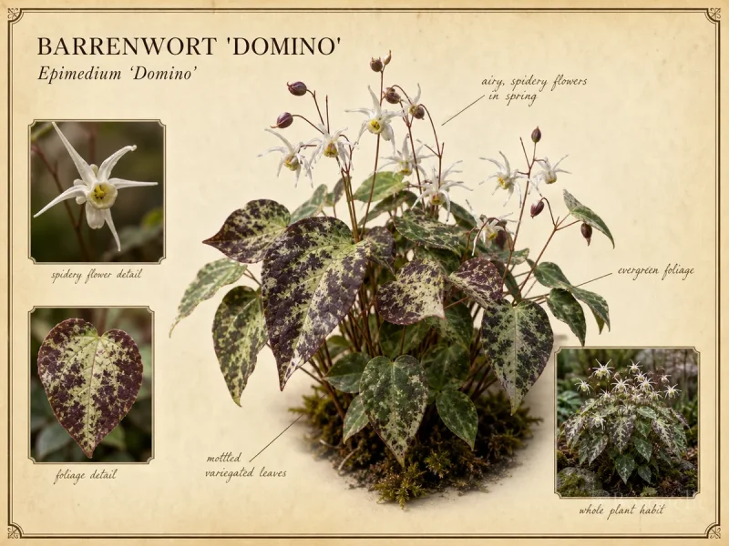 Barrenwort ‘Domino’ (Epimedium ‘Domino’)