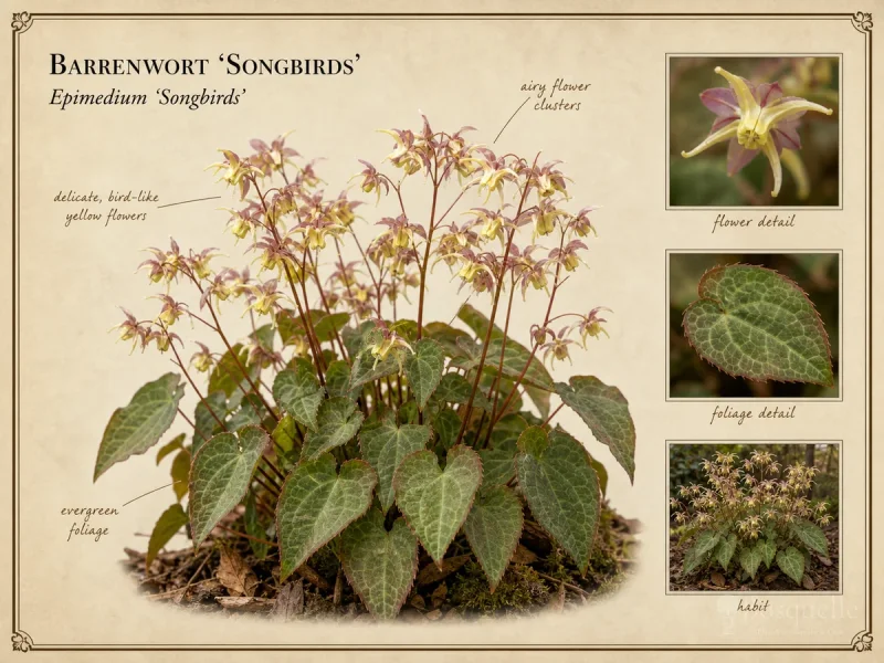Barrenwort ‘Songbirds’ (Epimedium ‘Songbirds’)
