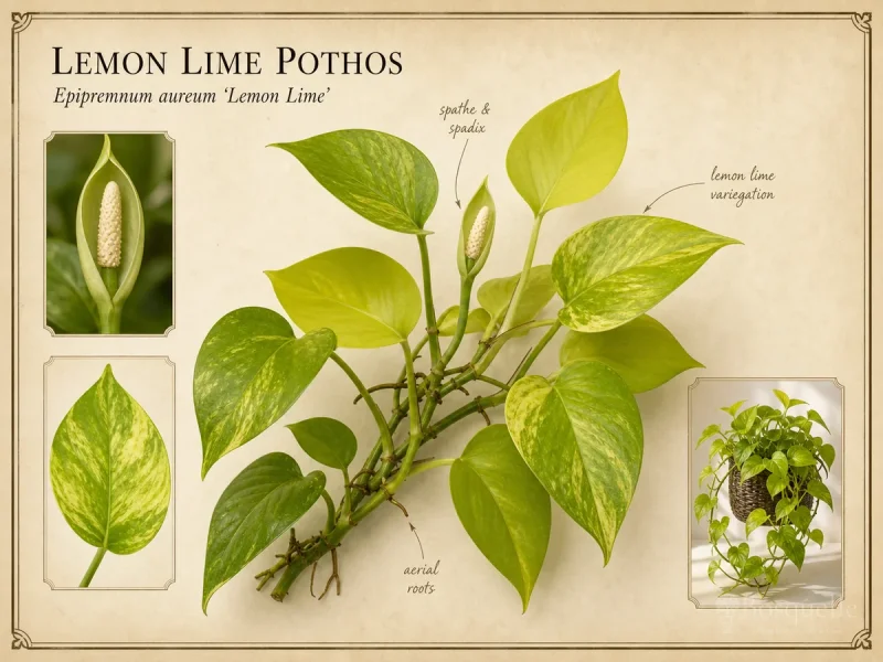 Lemon Lime Pothos (Epipremnum aureum ‘Lemon Lime’)