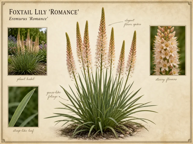 Foxtail Lily ‘Romance’ (Eremurus ‘Romance’)