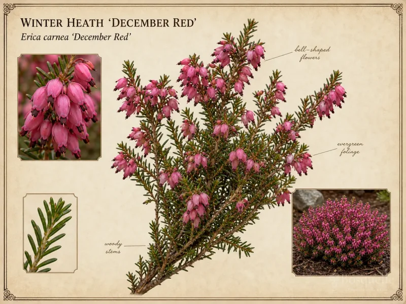 Winter Heath ‘December Red’ (Erica carnea ‘December Red’)