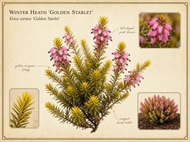 Winter Heath 'Golden Starlet'