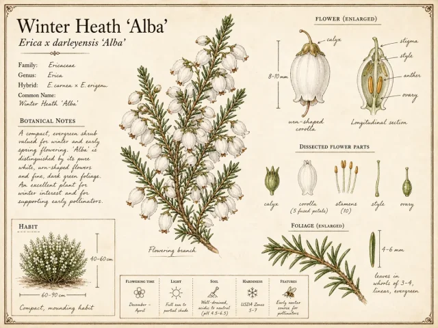 Winter Heath 'Alba'