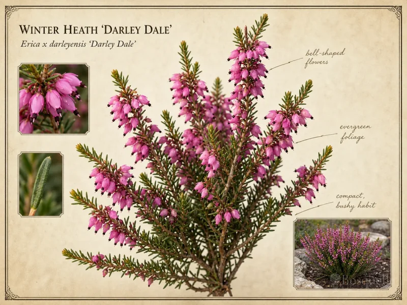 Winter Heath ‘Darley Dale’ (Erica x darleyensis ‘Darley Dale’)