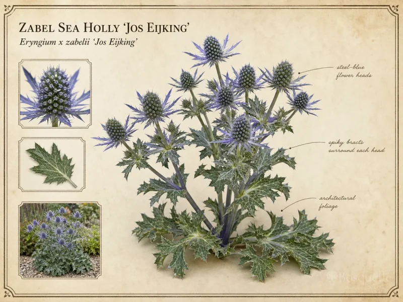Zabel Sea Holly ‘Jos Eijking’ (Eryngium x zabelii ‘Jos Eijking’)