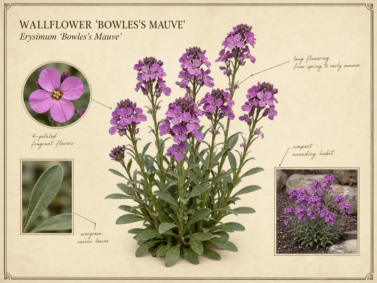 Wallflower ‘Bowles’s Mauve’ (Erysimum ‘Bowles’s Mauve’)