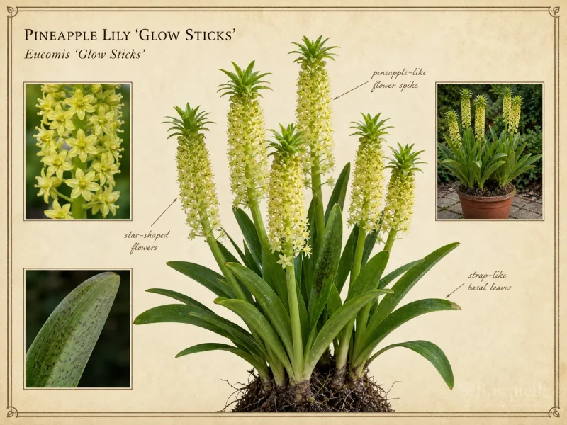 Pineapple Lily ‘Glow Sticks’ (Eucomis ‘Glow Sticks’)