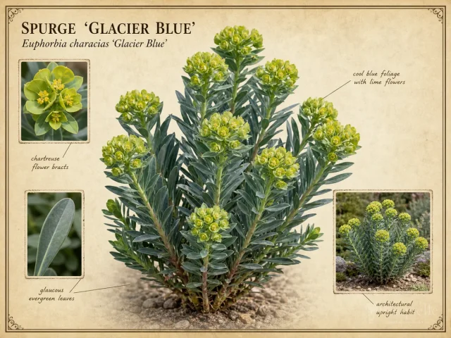 Spurge 'Glacier Blue'