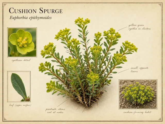 Cushion Spurge (Euphorbia epithymoides)