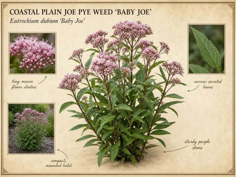Coastal Plain Joe Pye Weed 'Baby Joe' — Not blazing star