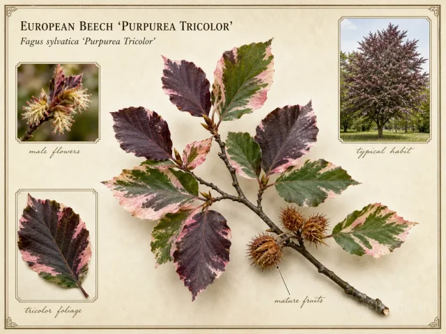 European Beech 'Purpurea Tricolor'