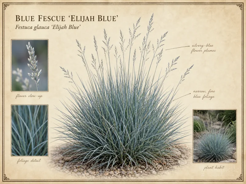 Blue Fescue ‘Elijah Blue’ (Festuca glauca ‘Elijah Blue’)