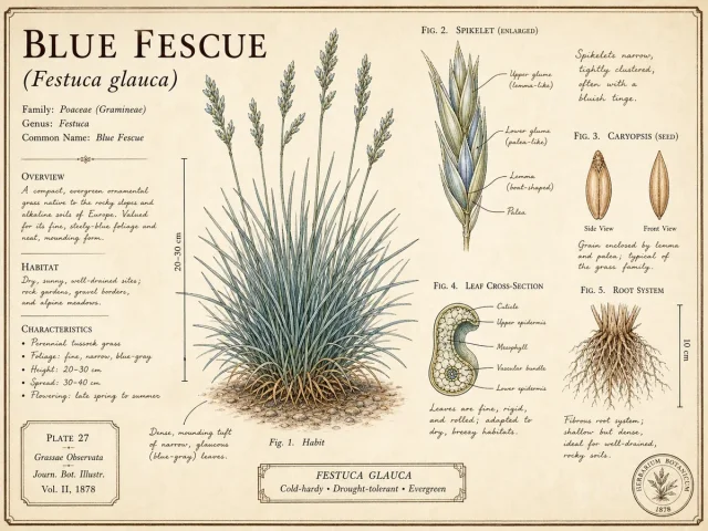Blue Fescue (Festuca glauca)