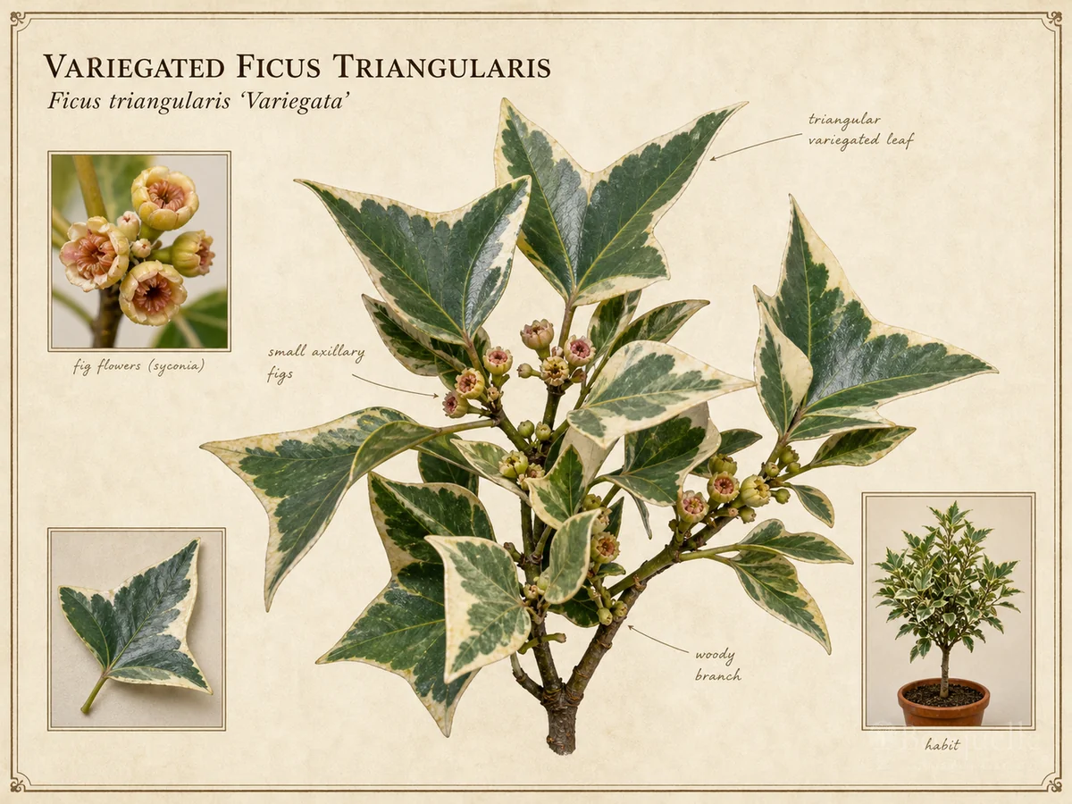 Variegated Ficus triangularis