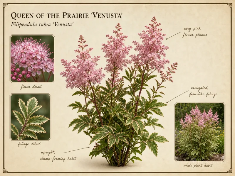 Queen of the Prairie ‘Venusta’ (Filipendula rubra ‘Venusta’)