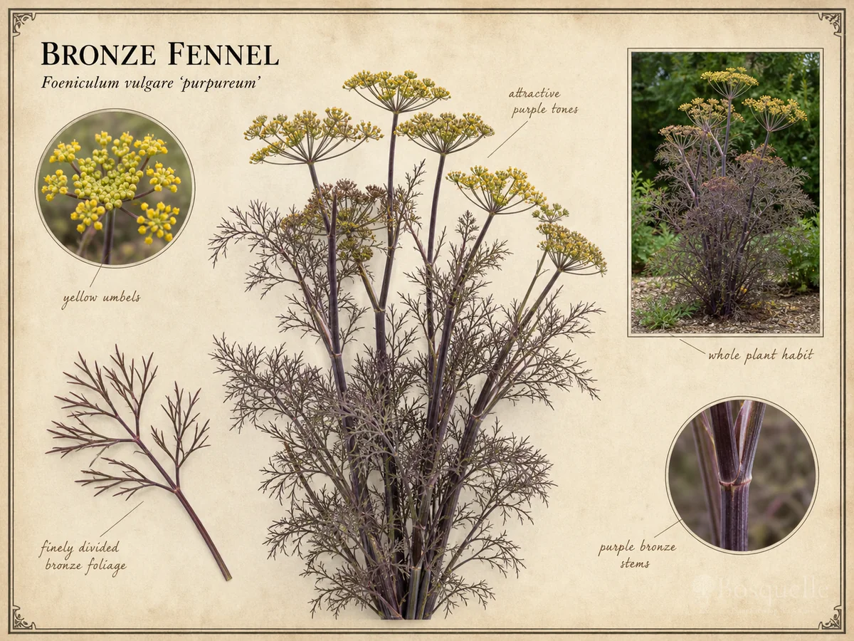 Bronze Fennel (Foeniculum vulgare ‘purpureum’)