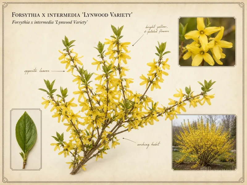 Forsythia x intermedia ‘Lynwood Variety’ (Forsythia x intermedia ‘Lynwood Variety’)