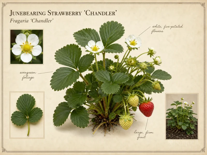 Junebearing Strawberry ‘Chandler’ (Fragaria ‘Chandler’)