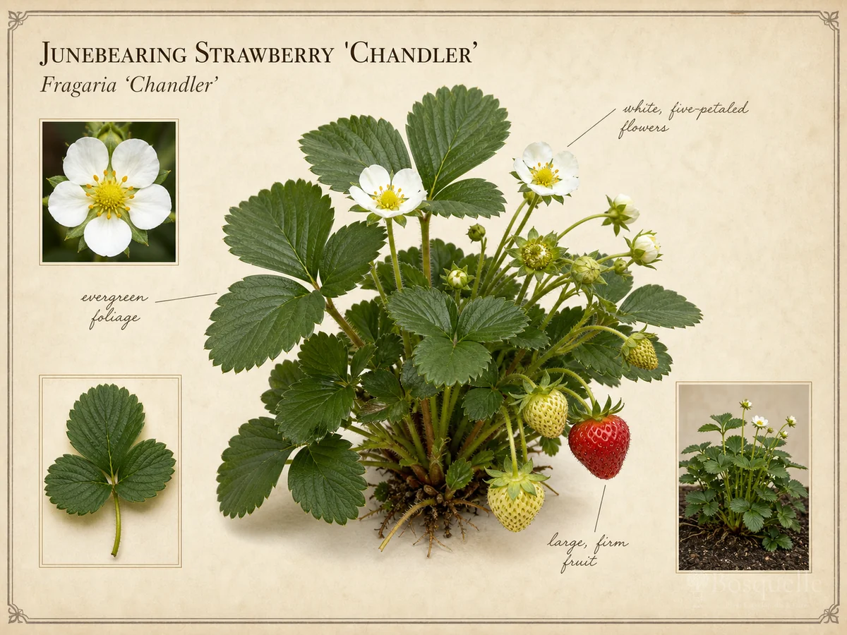 Junebearing Strawberry ‘Chandler’ (Fragaria ‘Chandler’)