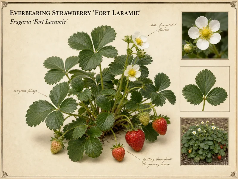 Everbearing Strawberry ‘Fort Laramie’ (Fragaria ‘Fort Laramie’)