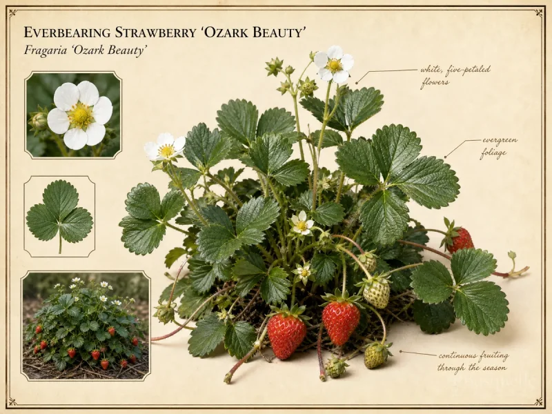 Everbearing Strawberry ‘Ozark Beauty’ (Fragaria ‘Ozark Beauty’)