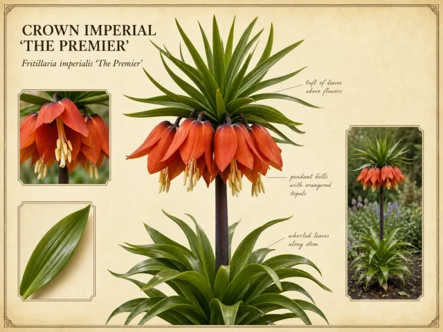 Crown Imperial ‘The Premier’ (Fritillaria imperialis ‘The Premier’)