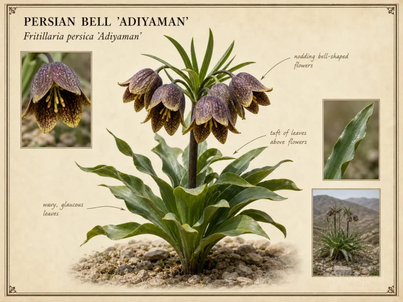 Persian Bell ‘Adiyaman’ (Fritillaria persica ‘Adiyaman’)
