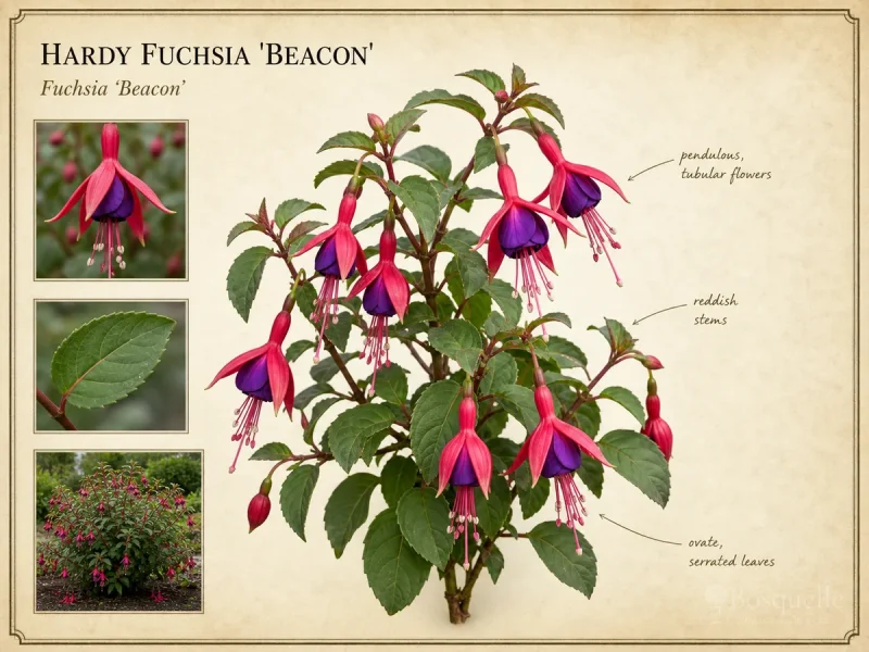 Hardy Fuchsia ‘Beacon’ (Fuchsia ‘Beacon’)
