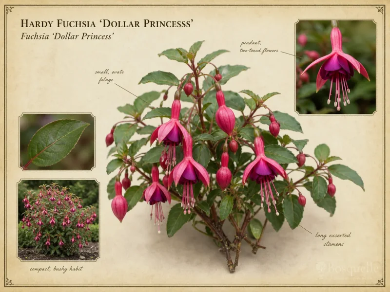 Hardy Fuchsia ‘Dollar Princesss’ (Fuchsia ‘Dollar Princess’)