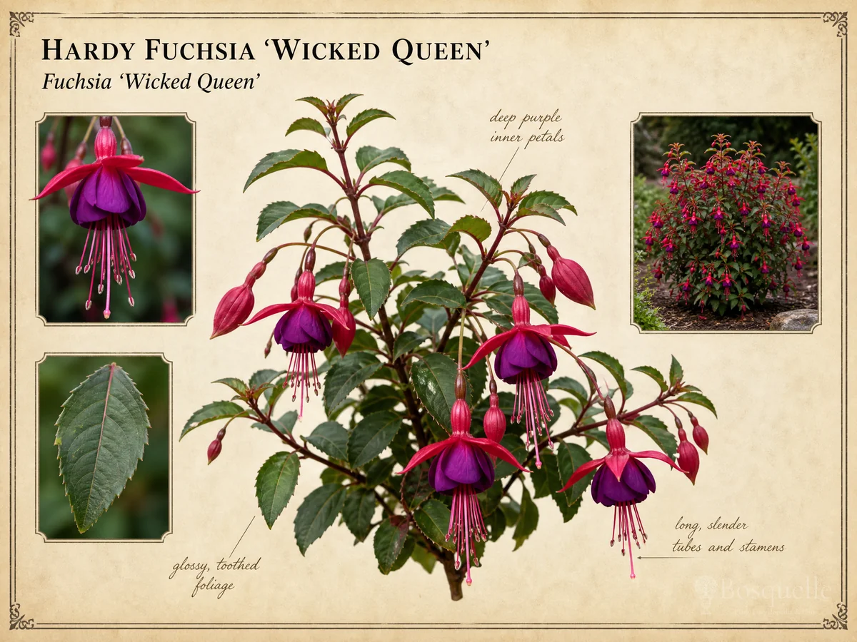Hardy Fuchsia 'Wicked Queen'