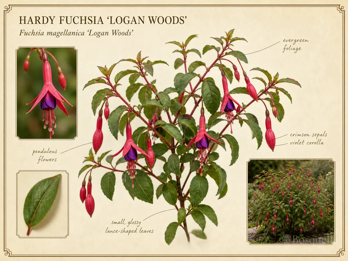 Hardy Fuchsia 'Logan Woods'