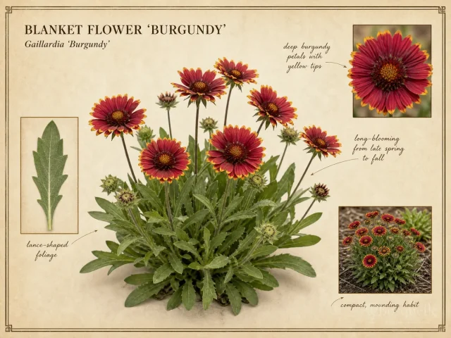 Blanket Flower ‘Burgundy’ (Gaillardia ‘Burgundy’)