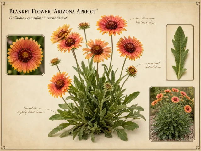 Blanket Flower ‘Arizona Apricot’ (Gaillardia x grandiflora ‘Arizona Apricot’)