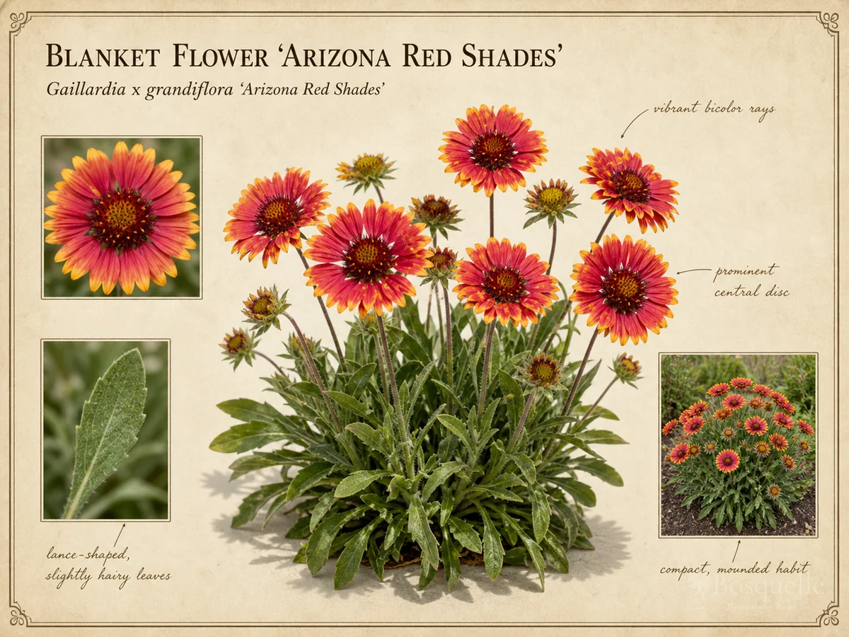 Blanket Flower ‘Arizona Red Shades’ (Gaillardia x grandiflora ‘Arizona Red Shades’)